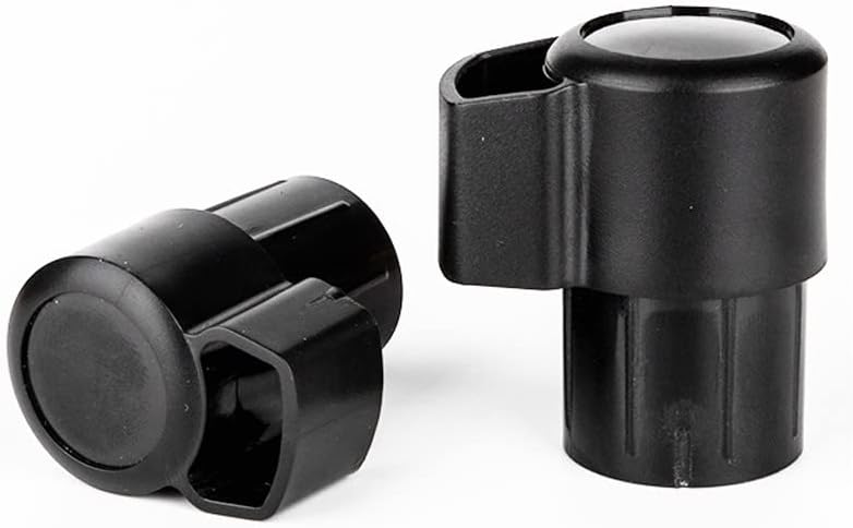 CCeCCe 2 Pack Alto Saxophone End Cap Plug Plastic Sax Plugs Caps Cover Bent Neck Key Protector Replacement Parts Universal for Soprano Saxophones Musical Instrument Accessories - Image 2